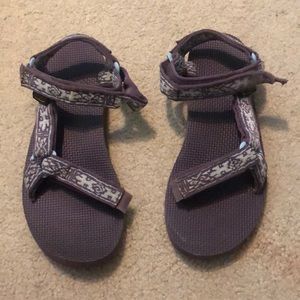 Purple Teva Sandals